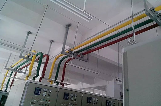 沙河全封闭铝管母线工程变电站